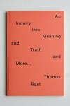 Book cover for An Inquiry into Meaning and Truth