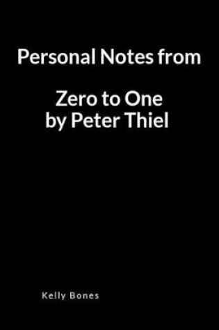 Cover of Personal Notes from Zero to One by Peter Thiel