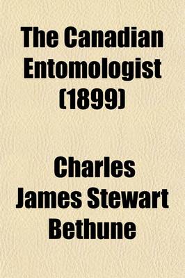 Book cover for The Canadian Entomologist (1899)