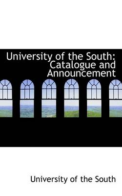 Book cover for University of the South