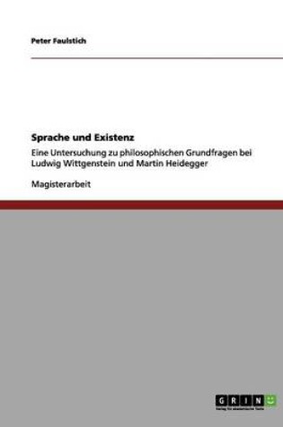 Cover of Sprache und Existenz