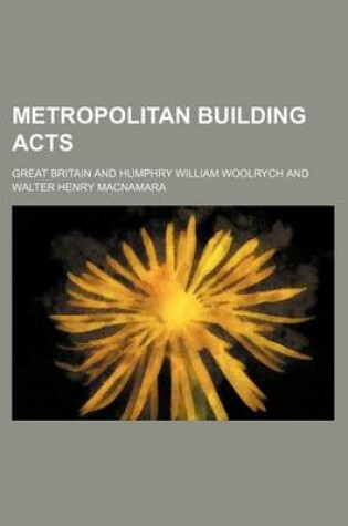 Cover of Metropolitan Building Acts
