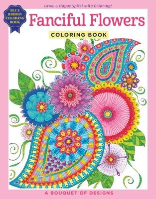 Book cover for Fanciful Flowers Coloring Book