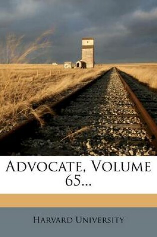 Cover of Advocate, Volume 65...