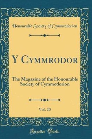 Cover of Y Cymmrodor, Vol. 20