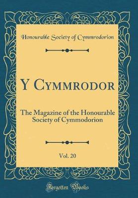 Book cover for Y Cymmrodor, Vol. 20