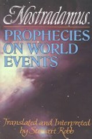 Cover of Nostradamus Prophecies on World Events