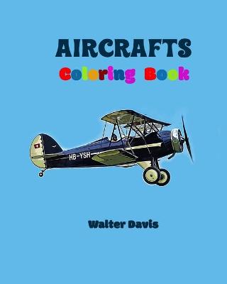 Book cover for Aircraft Coloring Book