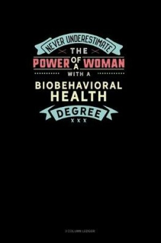 Cover of Never Underestimate The Power Of A Woman With A Biobehavioral Health Degree