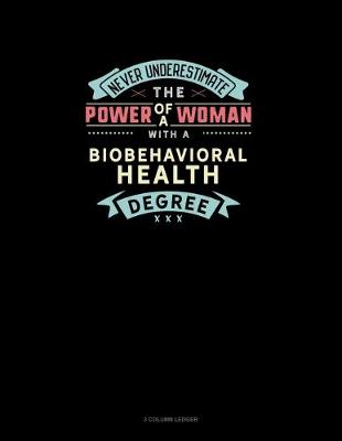 Book cover for Never Underestimate The Power Of A Woman With A Biobehavioral Health Degree