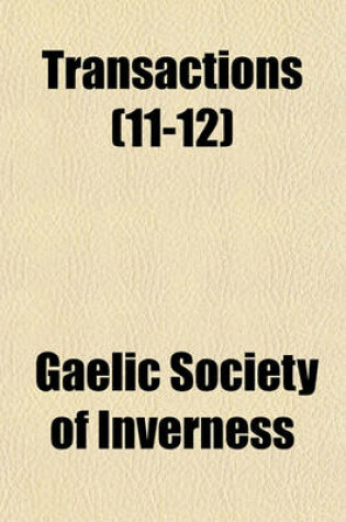 Cover of Transactions (Volume 11-12)