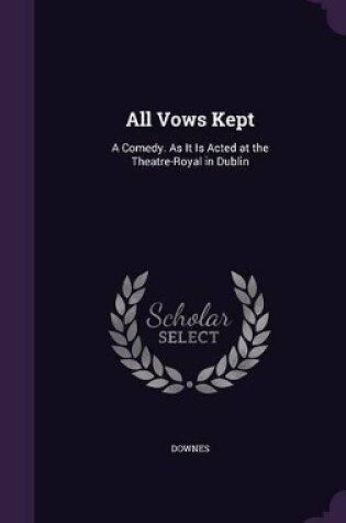 Cover of All Vows Kept