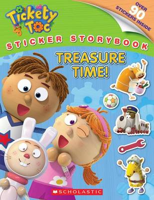 Book cover for Treasure Time! Sticker Storybook