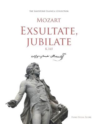 Cover of Exsultate, jubilate (K.165) Piano Vocal Score