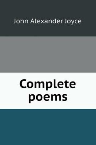 Cover of Complete poems