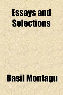 Book cover for Essays and Selections