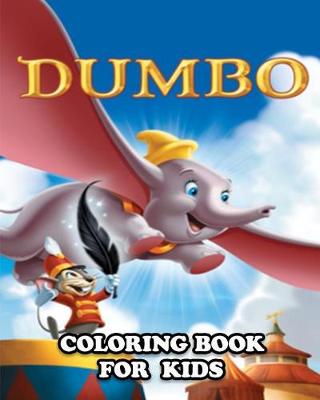 Book cover for Dumbo Coloring Book for Kids