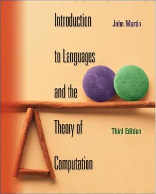 Book cover for Introduction to Languages and the Theory of Computation