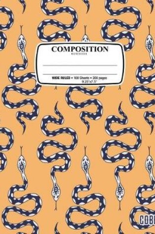 Cover of Composition Notebook Cobra Snake