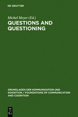 Book cover for Questions and Questioning