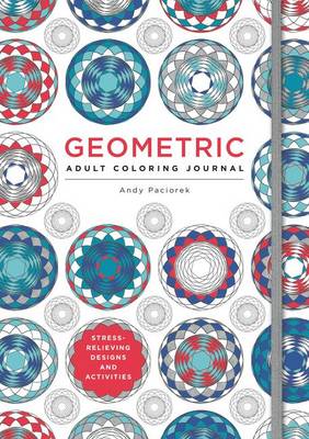 Book cover for Geometric Adult Coloring Journal