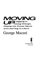 Book cover for Moving Up