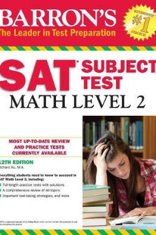 Cover of Barron's SAT Subject Test: Math Level 2