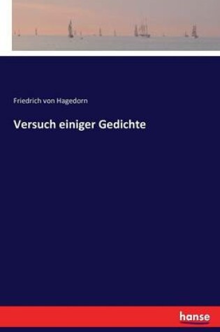 Cover of Versuch einiger Gedichte