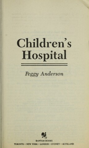 Book cover for Children's Hospital