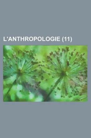 Cover of L'Anthropologie (11)