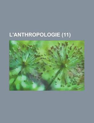 Book cover for L'Anthropologie (11)