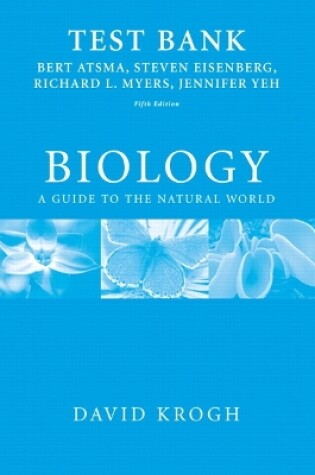 Cover of Printed Test Bank for Biology