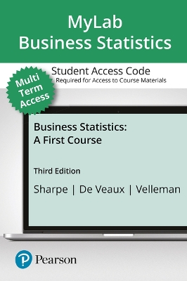 Book cover for Mylab Statistics with Pearson Etext -- 24 Month Standalone Access Card -- For Business Statistics