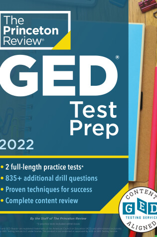Cover of Princeton Review GED Test Prep, 2022