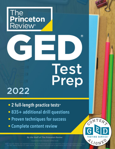 Cover of Princeton Review GED Test Prep, 2022