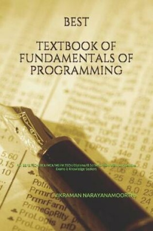 Cover of Best Textbook of Fundamentals of Programming