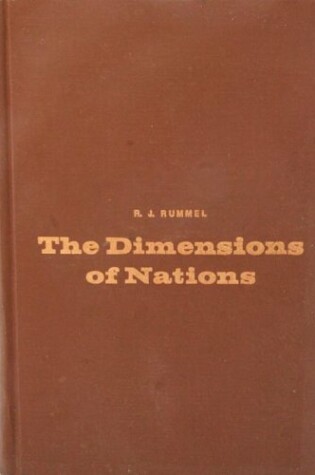 Cover of Dimensions of Nations