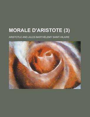 Book cover for Morale D'Aristote (3)