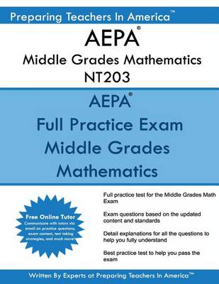 Book cover for Aepa Middle Grades Mathematics Nt203