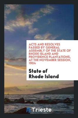 Book cover for At the General Assembly of the State of Rhode-Island and Providence ...