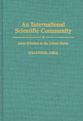 Book cover for An International Scientific Community