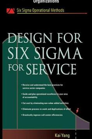 Cover of Design for Six SIGMA for Service, Chapter 1 - Six SIGMA in Service Organizations