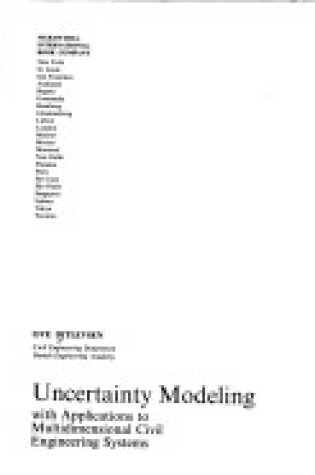 Cover of Uncertainty Modelling