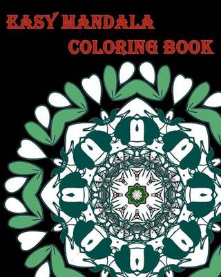 Book cover for Easy Mandala Coloring Book