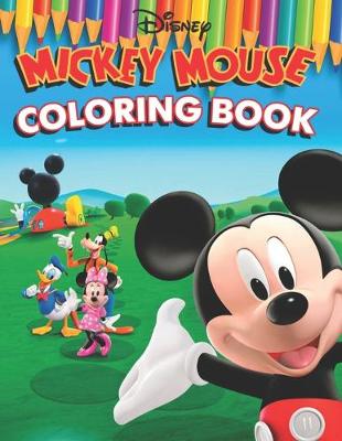 Book cover for Mickey Mouse Coloring Book