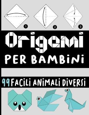 Book cover for origami per bambini