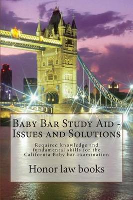 Book cover for Baby Bar Study Aid - Issues and Solutions