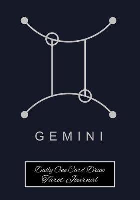 Book cover for Gemini Daily One Card Draw Tarot Journal