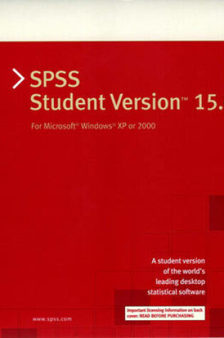 Cover of SPSS 15.0 Student Version for Windows