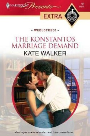 Cover of The Konstantos Marriage Demand
